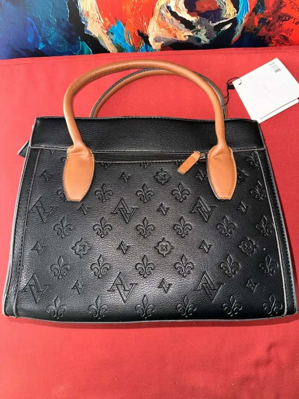 No.13 Adrienne Vittadini The Marseille Signature Collection Satchel